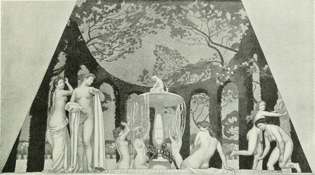 An illustration from Studio international, 1893, leaf 242