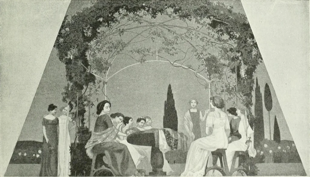 An illustration from Studio international, 1893, leaf 242