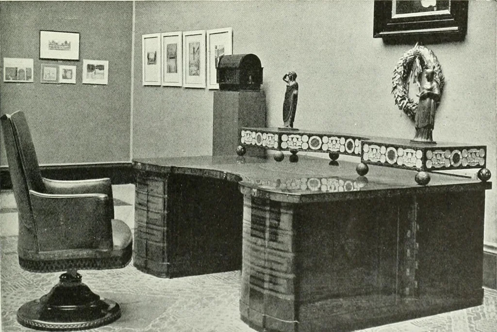 An illustration from Studio international, 1893, leaf 244