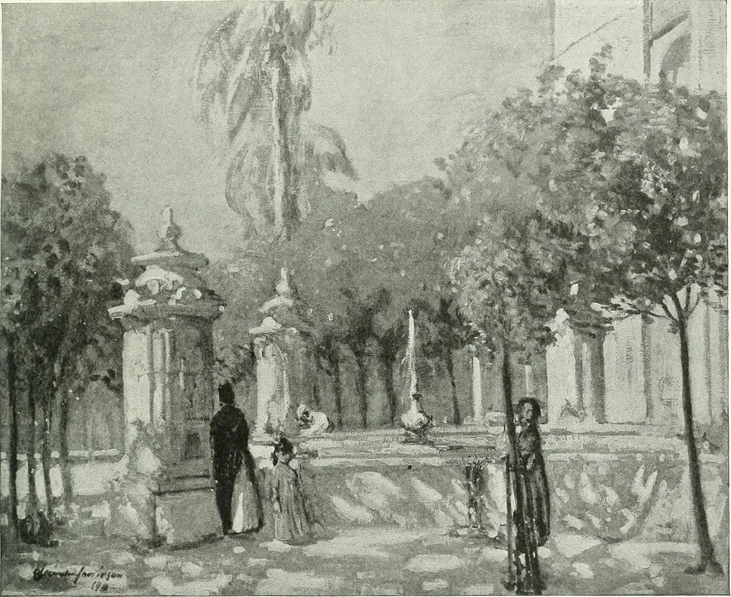 An illustration from Studio international, 1893, leaf 280