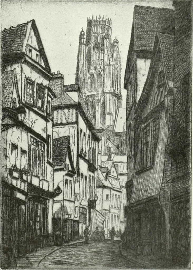 An illustration from Studio international, 1893, leaf 288