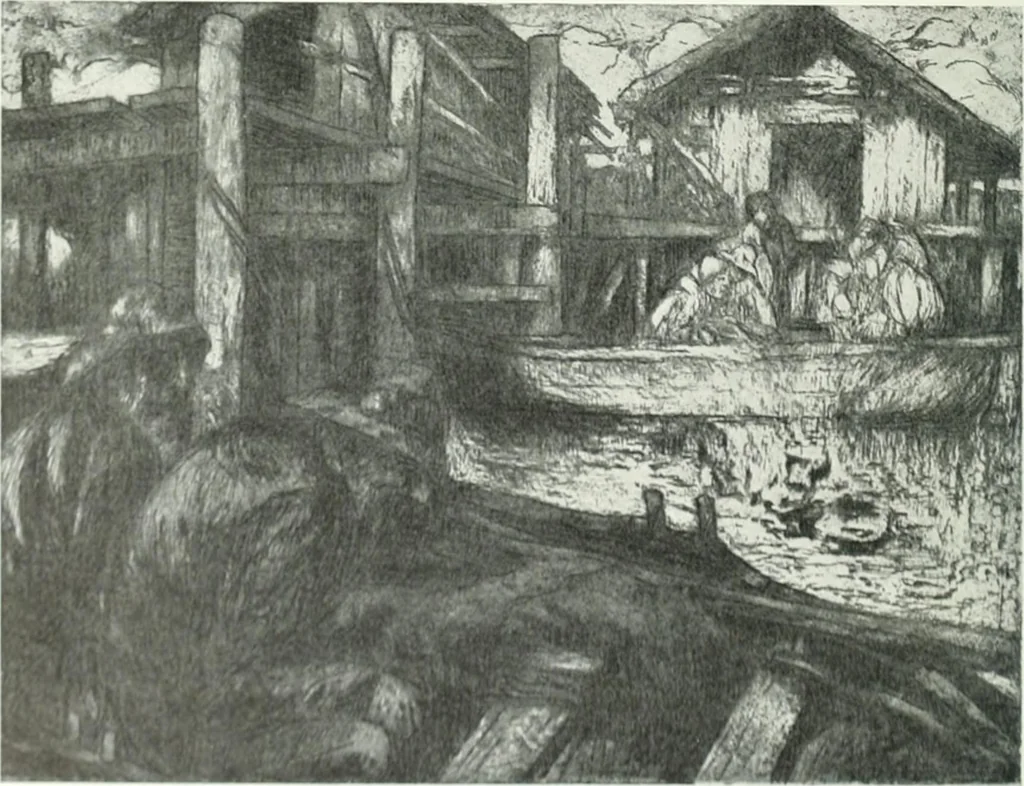 An illustration from Studio international, 1893, leaf 327