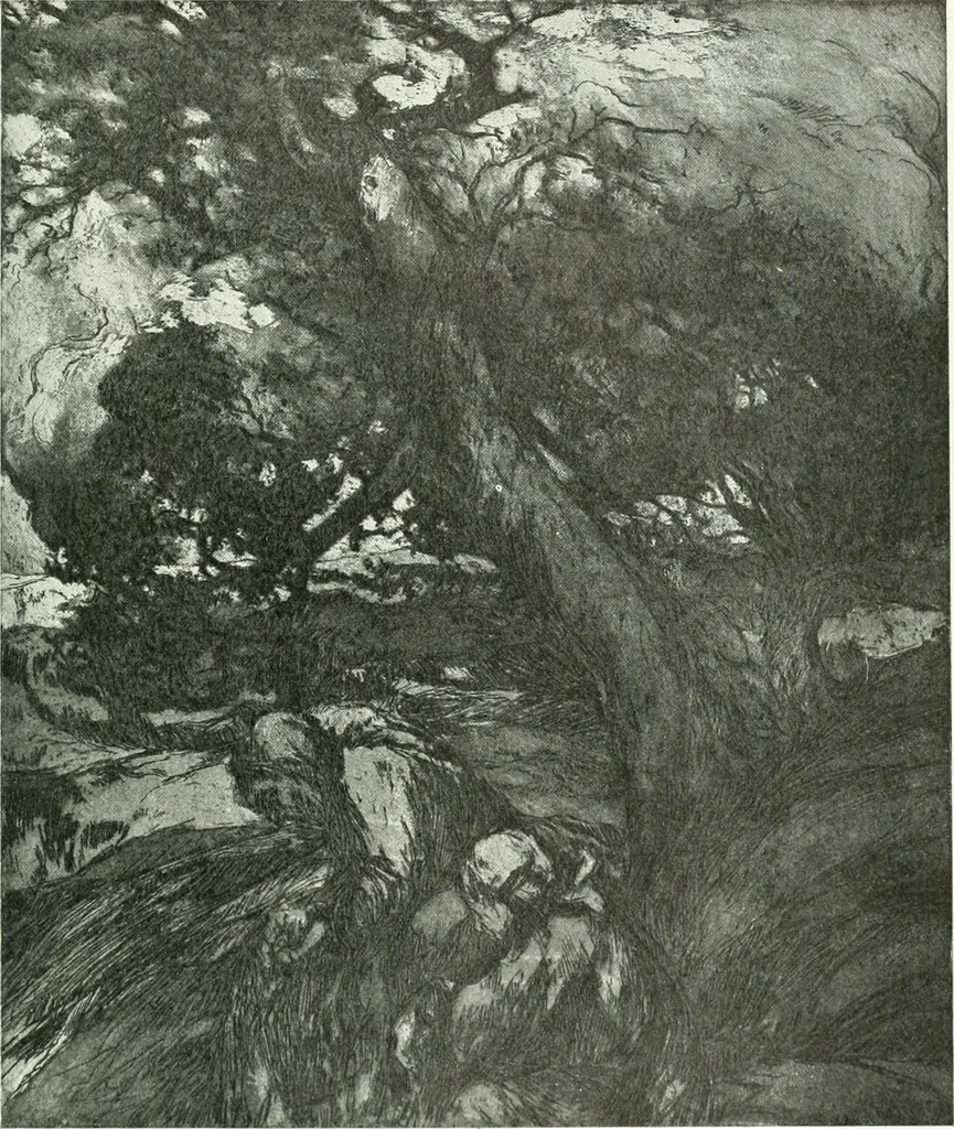 An illustration from Studio international, 1893, leaf 328