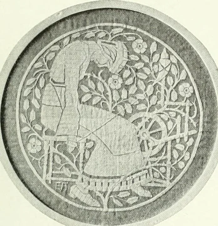 An illustration from Studio international, 1893, leaf 334