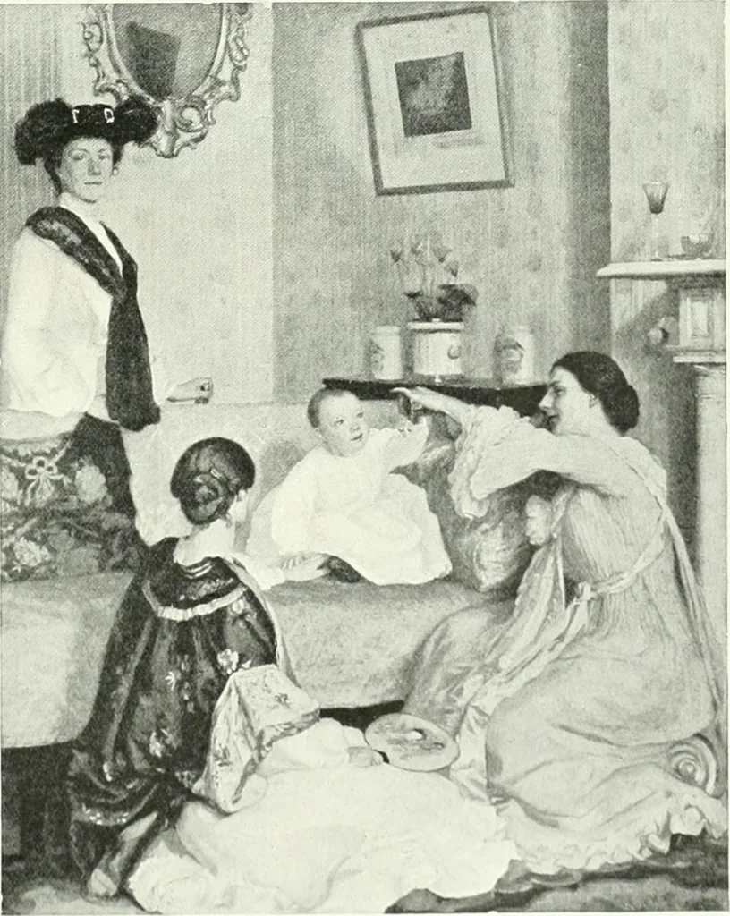 An illustration from Studio international, 1893, leaf 70