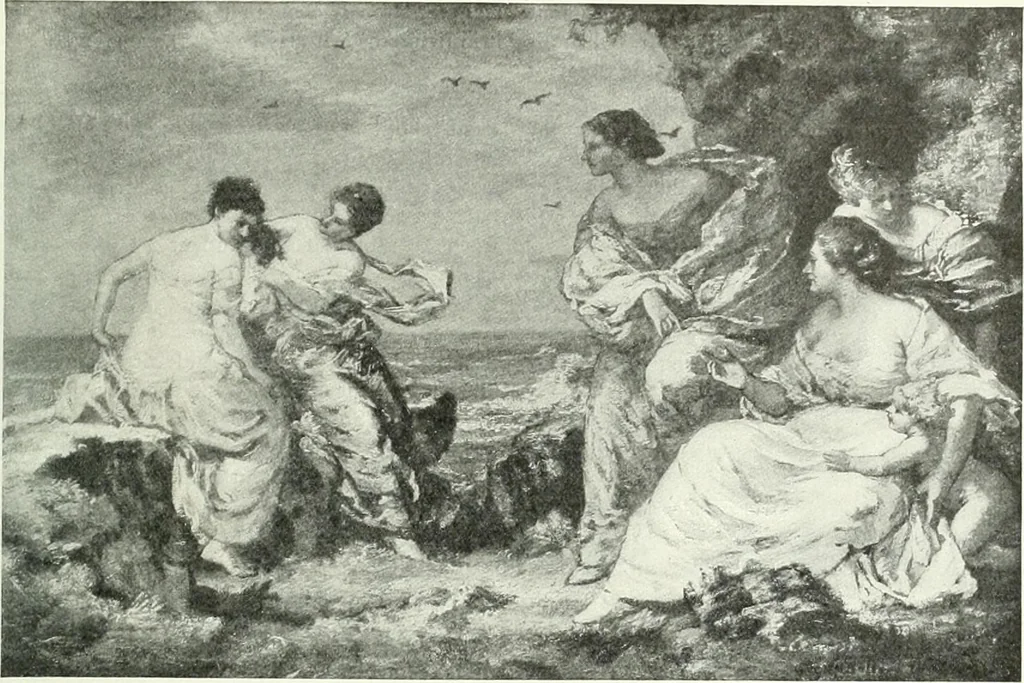 An illustration from Studio international, 1893, leaf 92