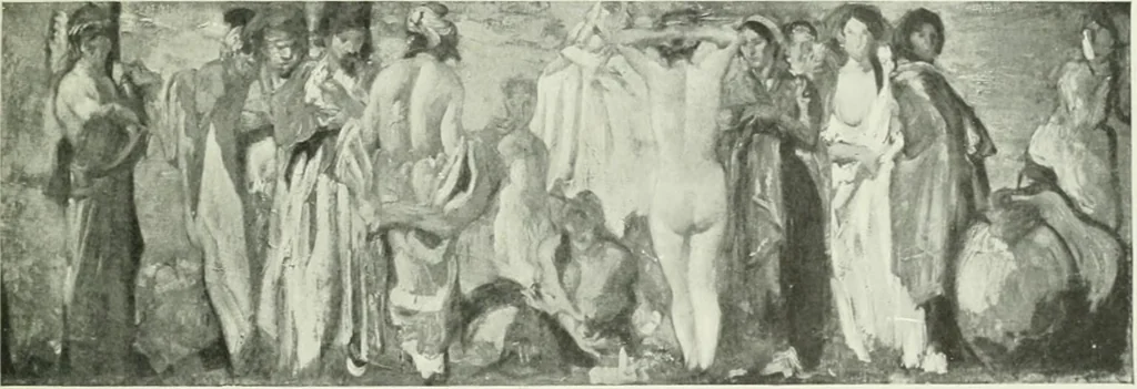 An illustration from Studio international, 1893, leaf 10