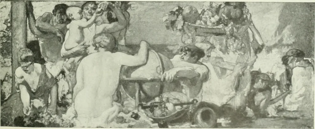 An illustration from Studio international, 1893, leaf 10