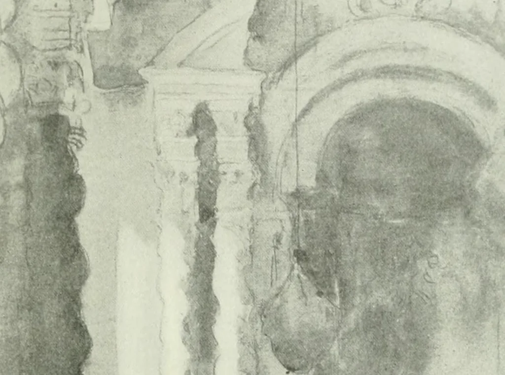 An illustration from Studio international, 1893, leaf 12