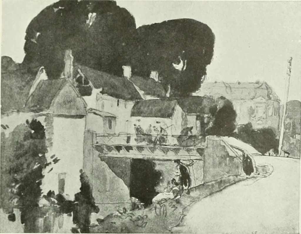 An illustration from Studio international, 1893, leaf 13