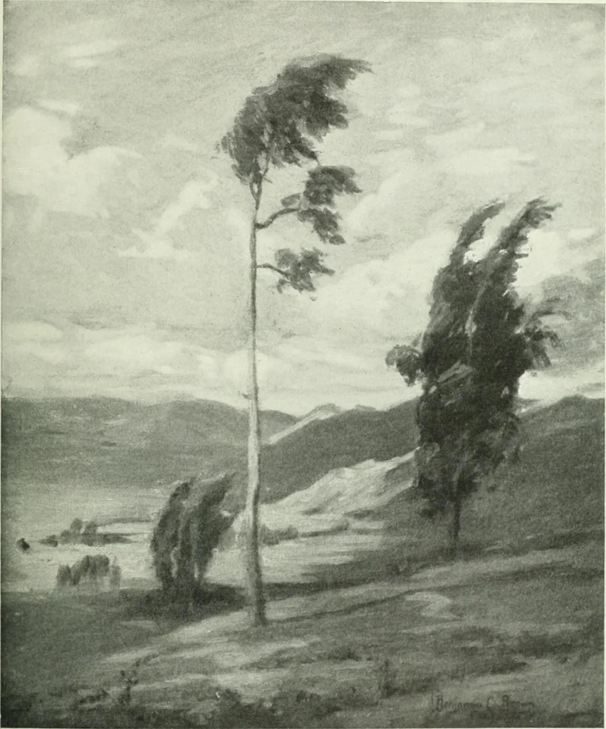 An illustration from Studio international, 1893, leaf 134