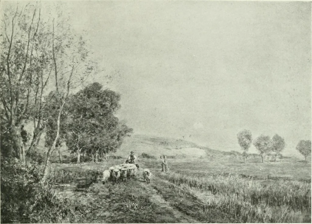 An illustration from Studio international, 1893, leaf 184