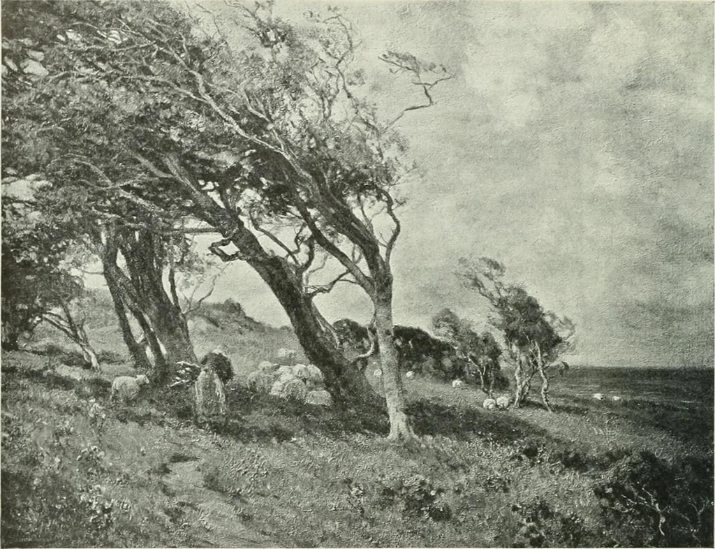 An illustration from Studio international, 1893, leaf 185