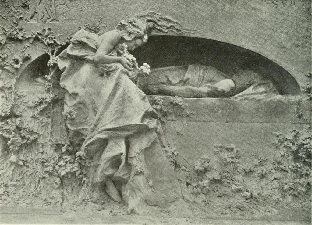 An illustration from Studio international, 1893, leaf 187
