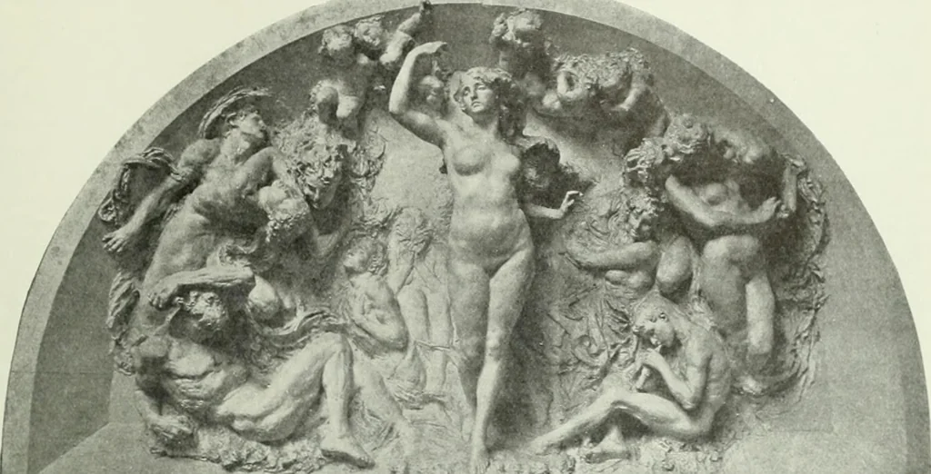 An illustration from Studio international, 1893, leaf 188