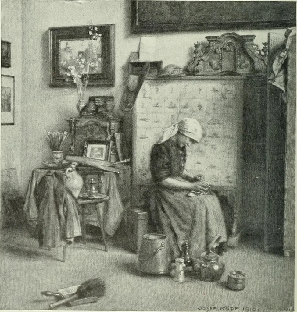 An illustration from Studio international, 1893, leaf 245