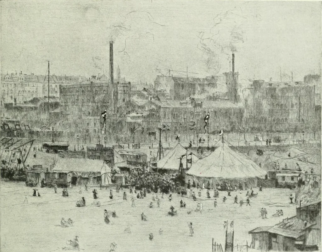 An illustration from Studio international, 1893, leaf 250