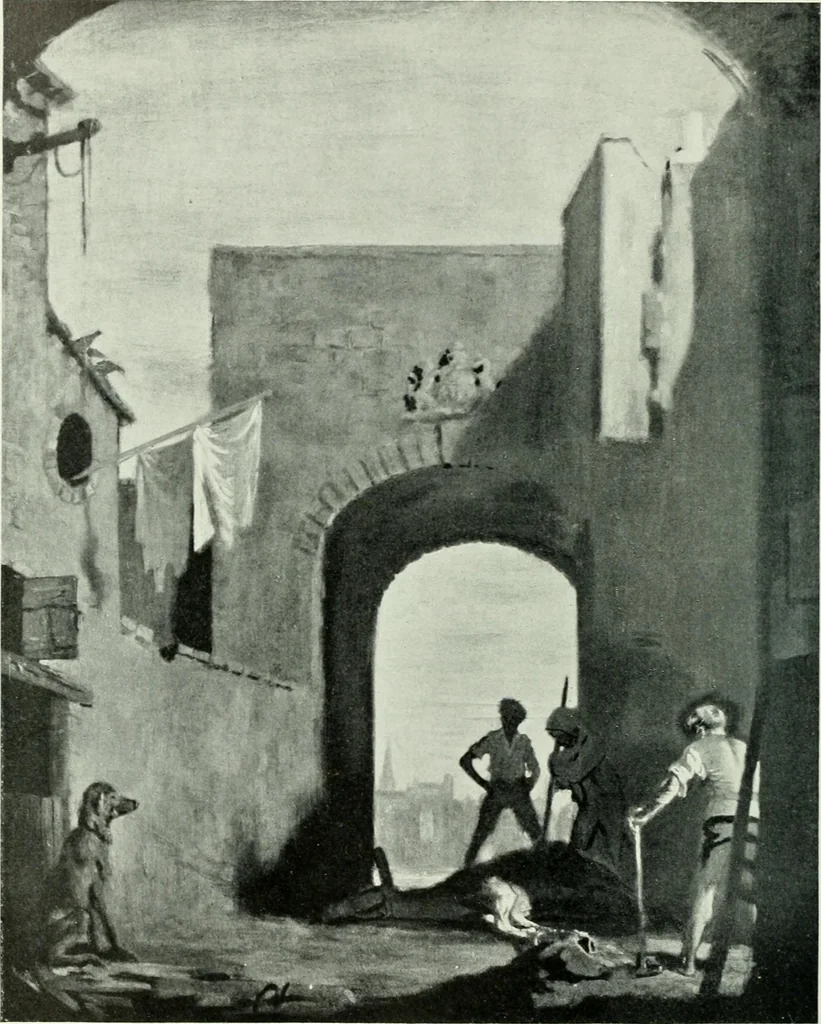 An illustration from Studio international, 1893, leaf 265