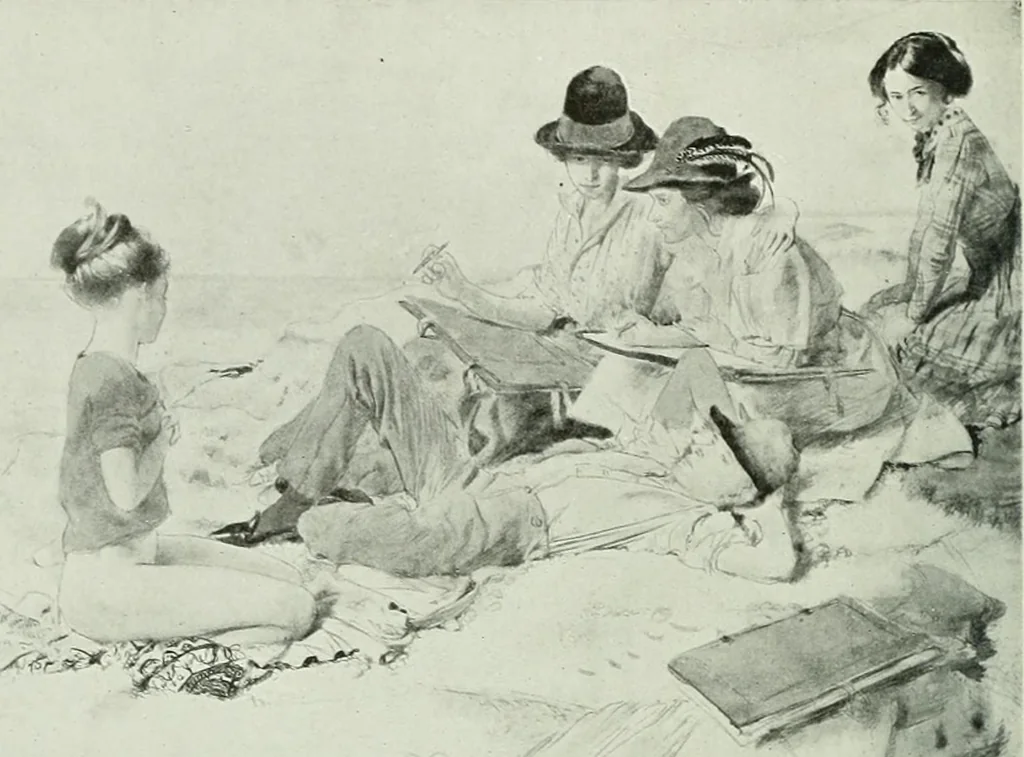 An illustration from Studio international, 1893, leaf 267