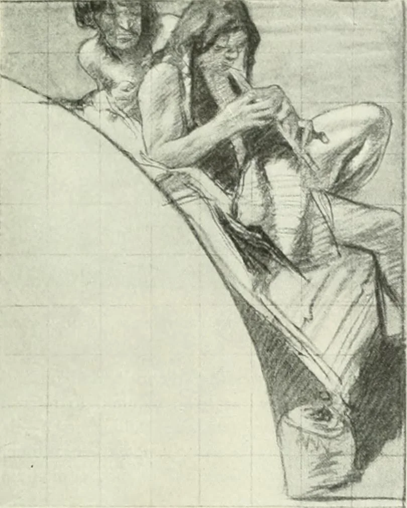 An illustration from Studio international, 1893, leaf 28
