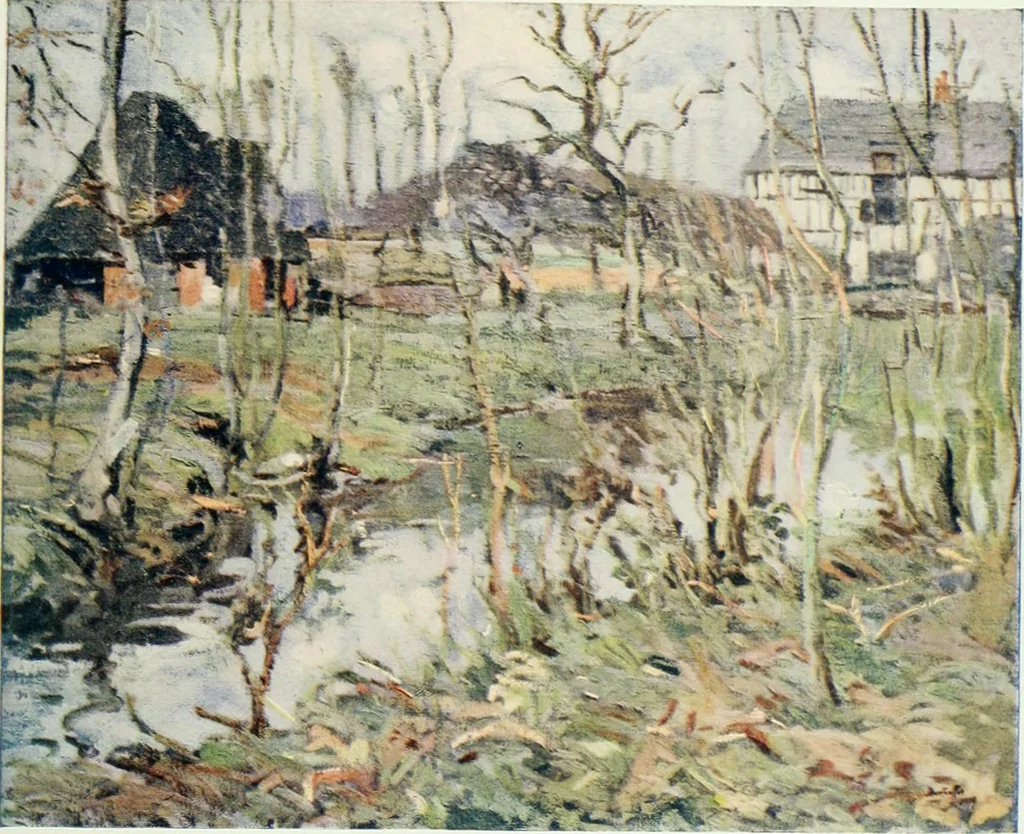 An illustration from Studio international, 1893, leaf 284