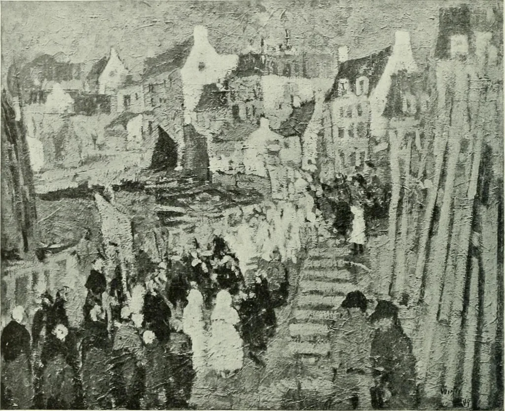 An illustration from Studio international, 1893, leaf 287
