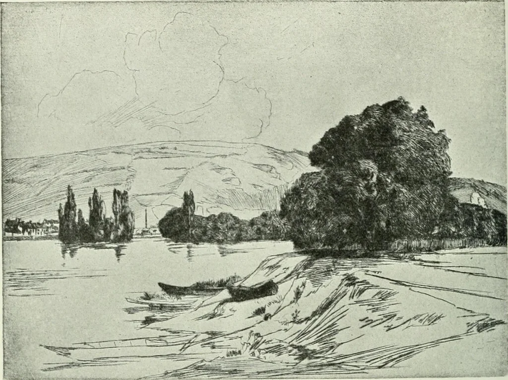 An illustration from Studio international, 1893, leaf 295