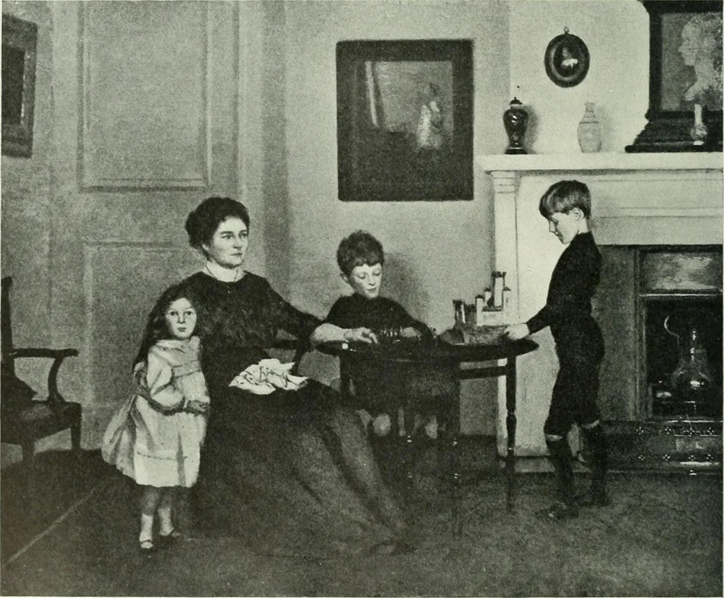 An illustration from Studio international, 1893, leaf 39