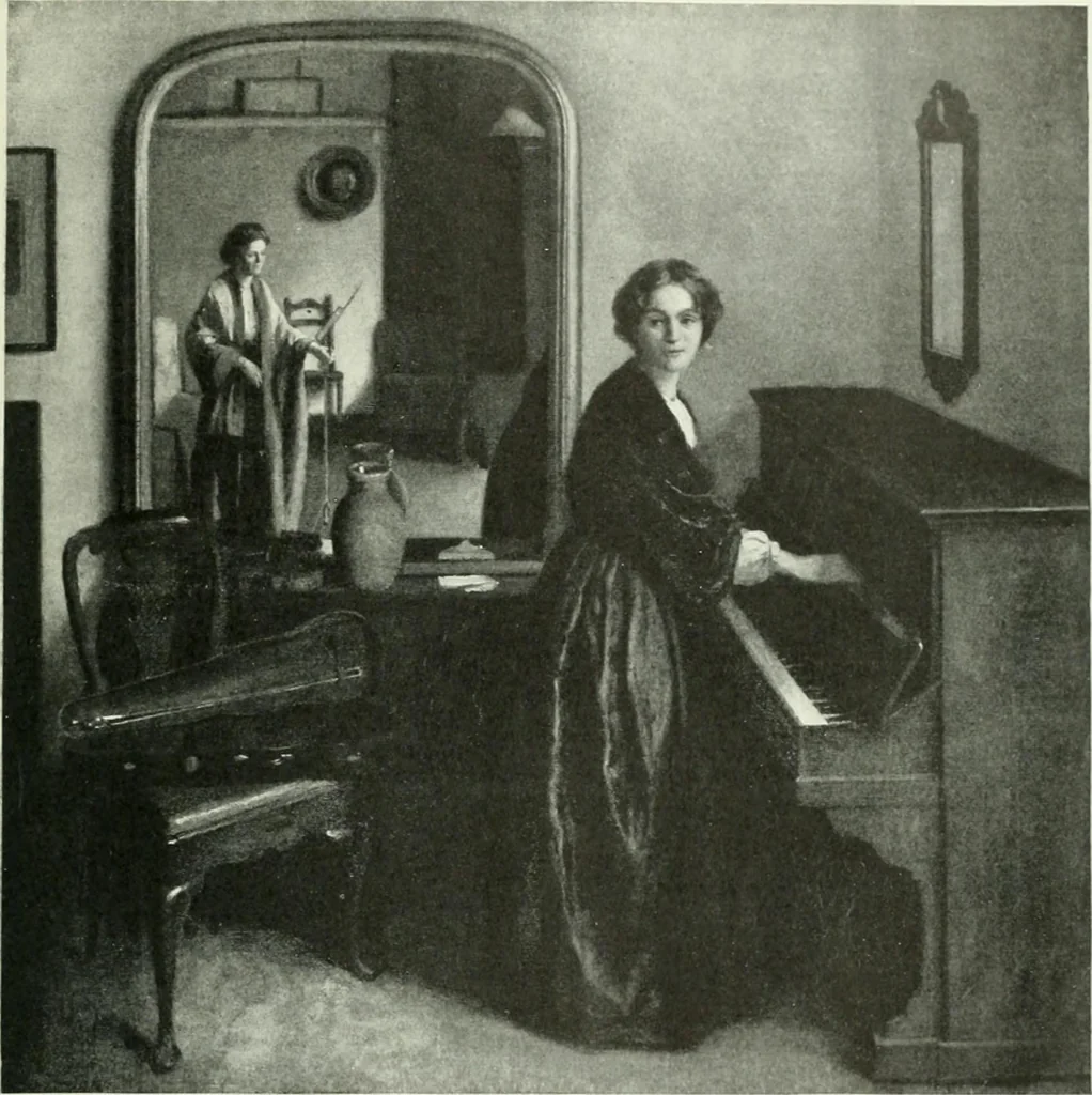 An illustration from Studio international, 1893, leaf 40