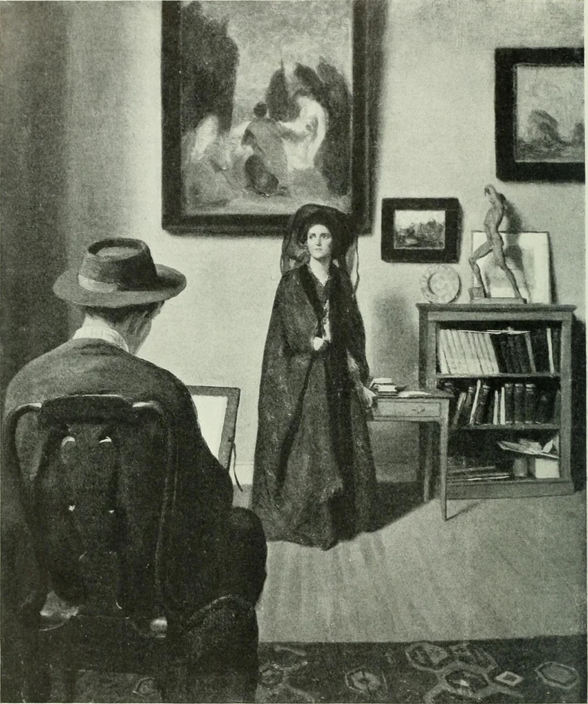 An illustration from Studio international, 1893, leaf 45