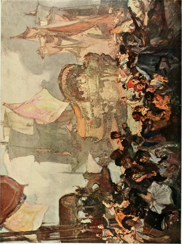 An illustration from Studio international, 1893, leaf 9