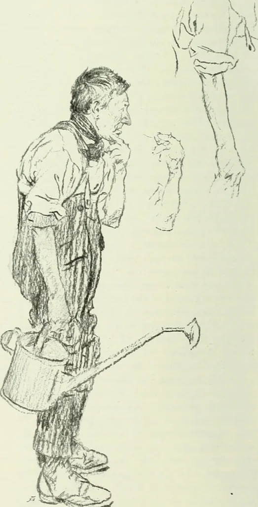 An illustration from Studio international, 1893, leaf 93
