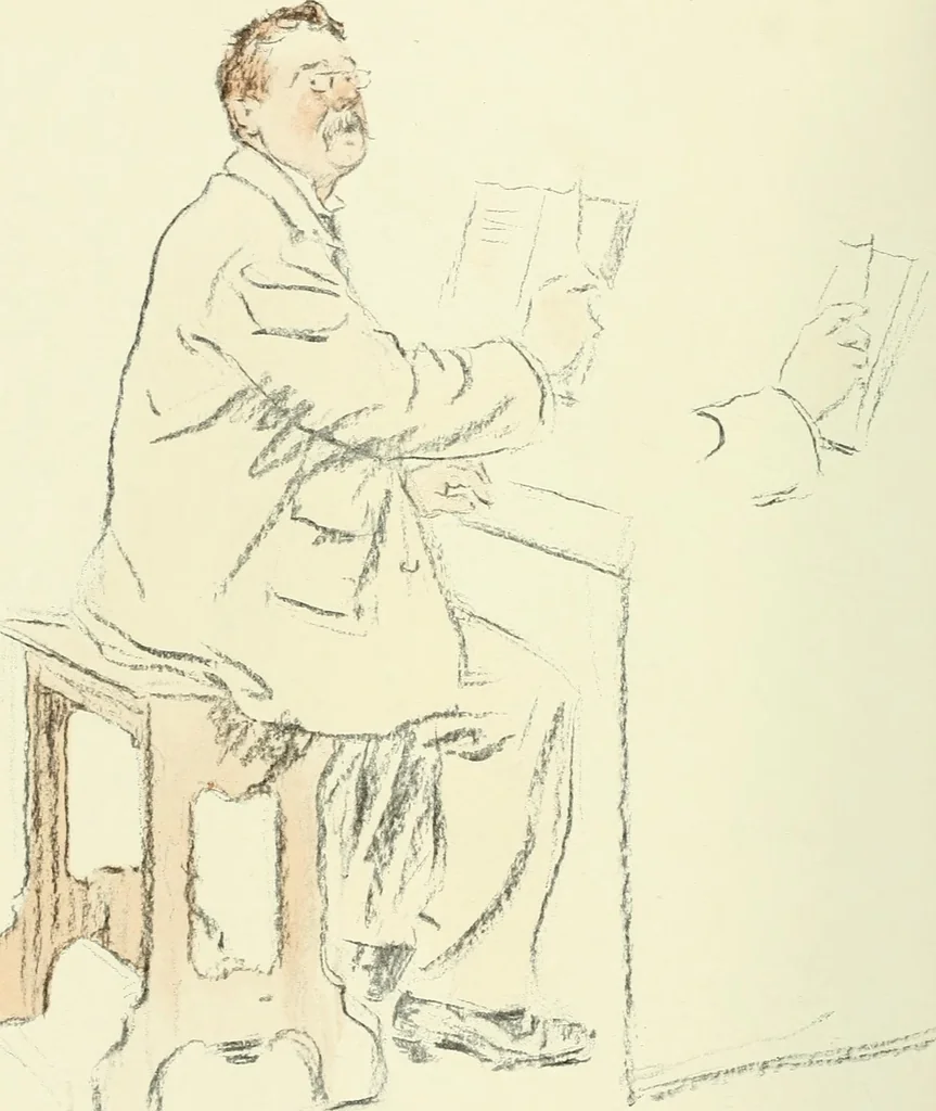 An illustration from Studio international, 1893, leaf 99