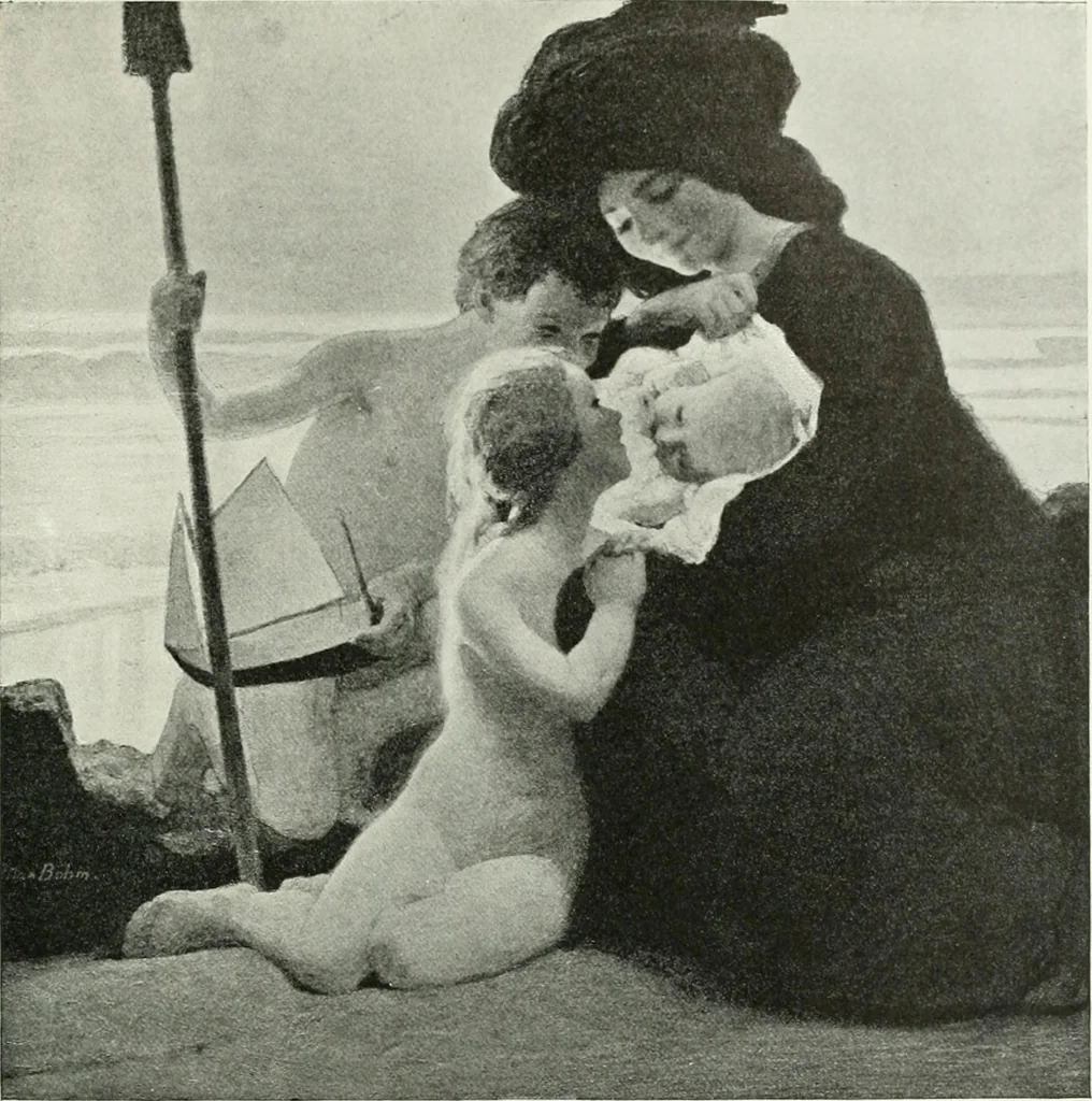 An illustration from Studio international, 1893, leaf 110