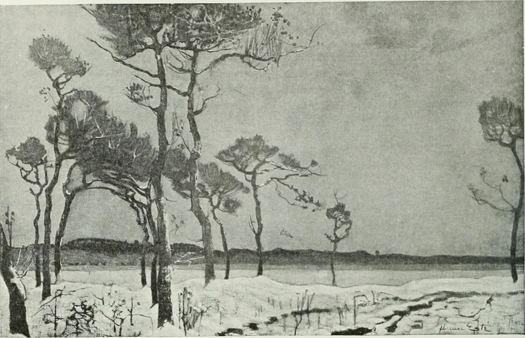 An illustration from Studio international, 1893, leaf 117