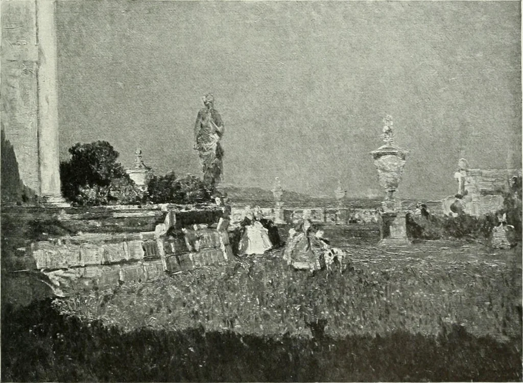 An illustration from Studio international, 1893, leaf 132