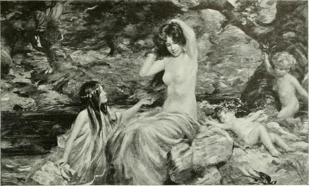 An illustration from Studio international, 1893, leaf 154