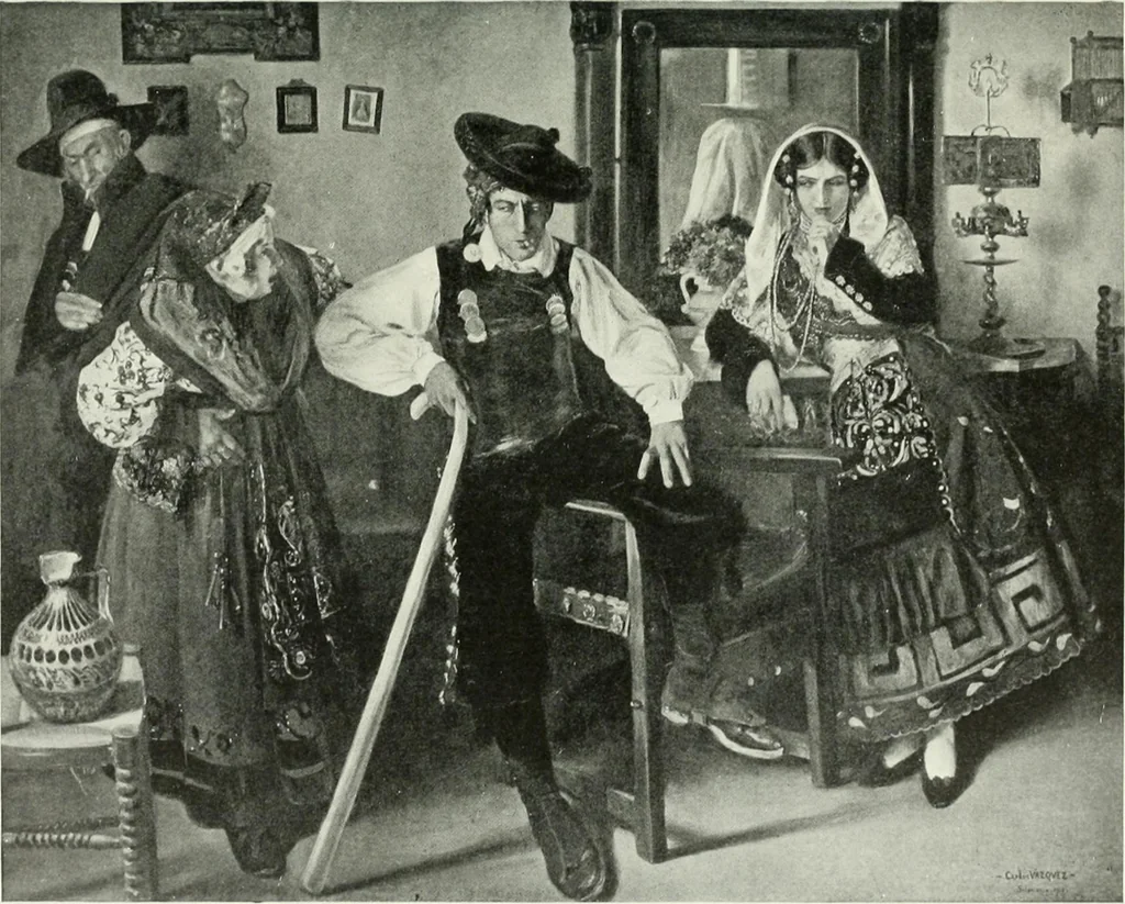 An illustration from Studio international, 1893, leaf 168