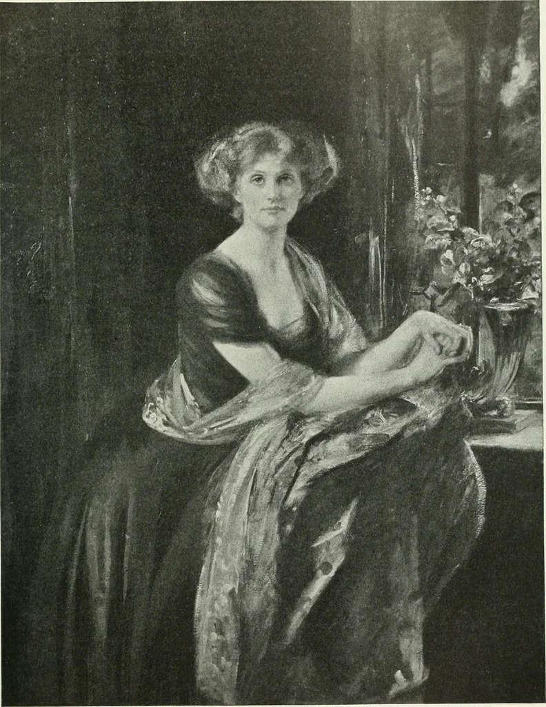 An illustration from Studio international, 1893, leaf 18