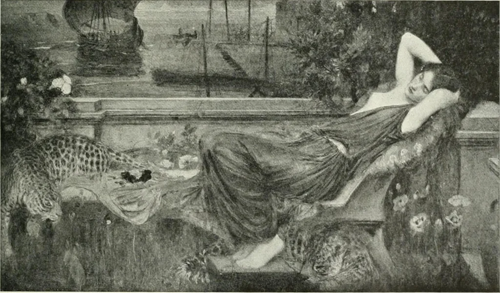 An illustration from Studio international, 1893, leaf 180