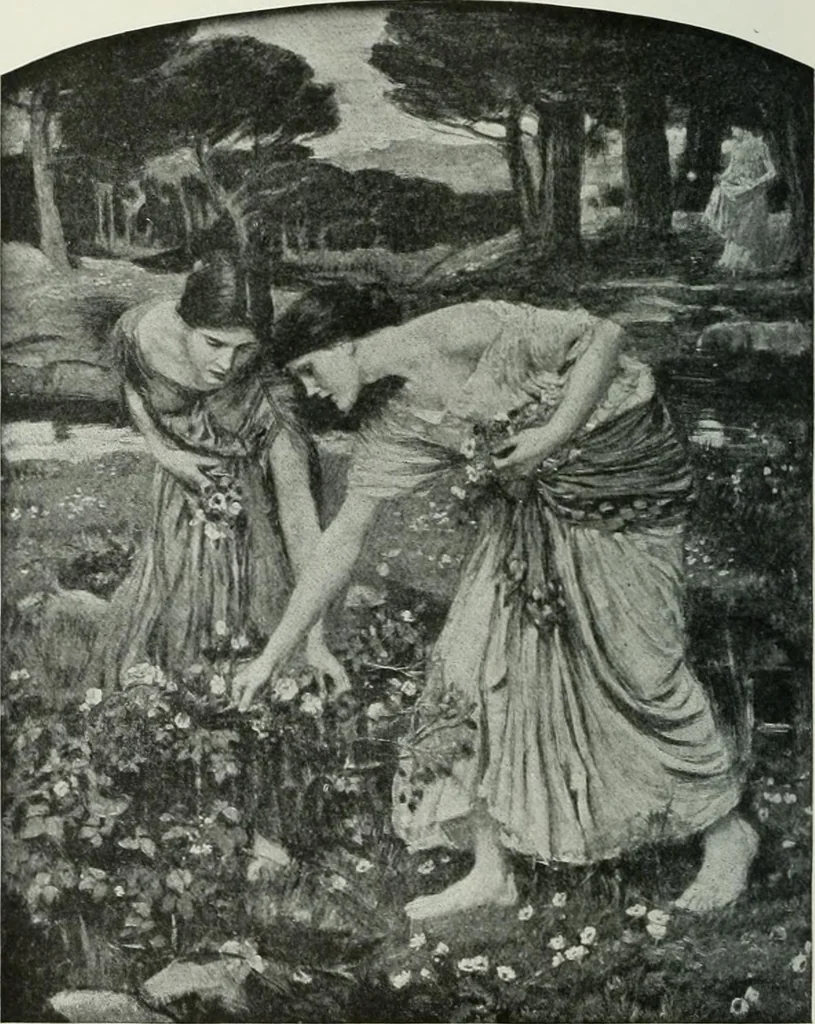 An illustration from Studio international, 1893, leaf 185
