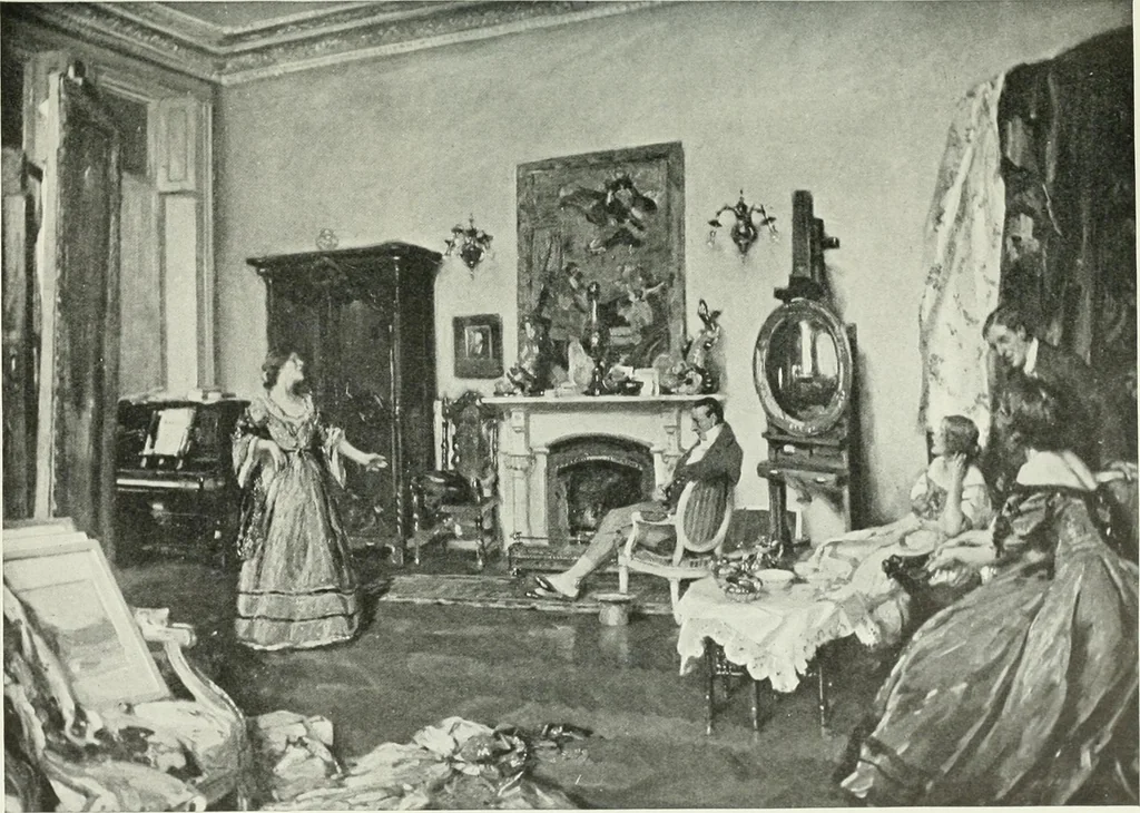 An illustration from Studio international, 1893, leaf 24
