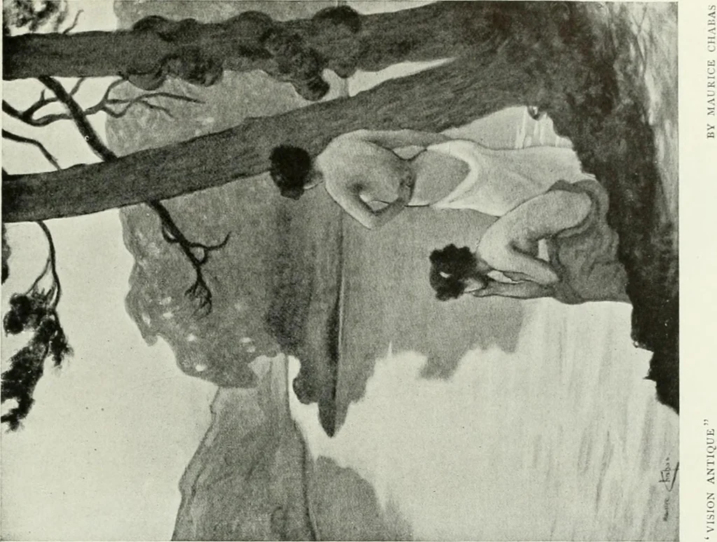 An illustration from Studio international, 1893, leaf 240
