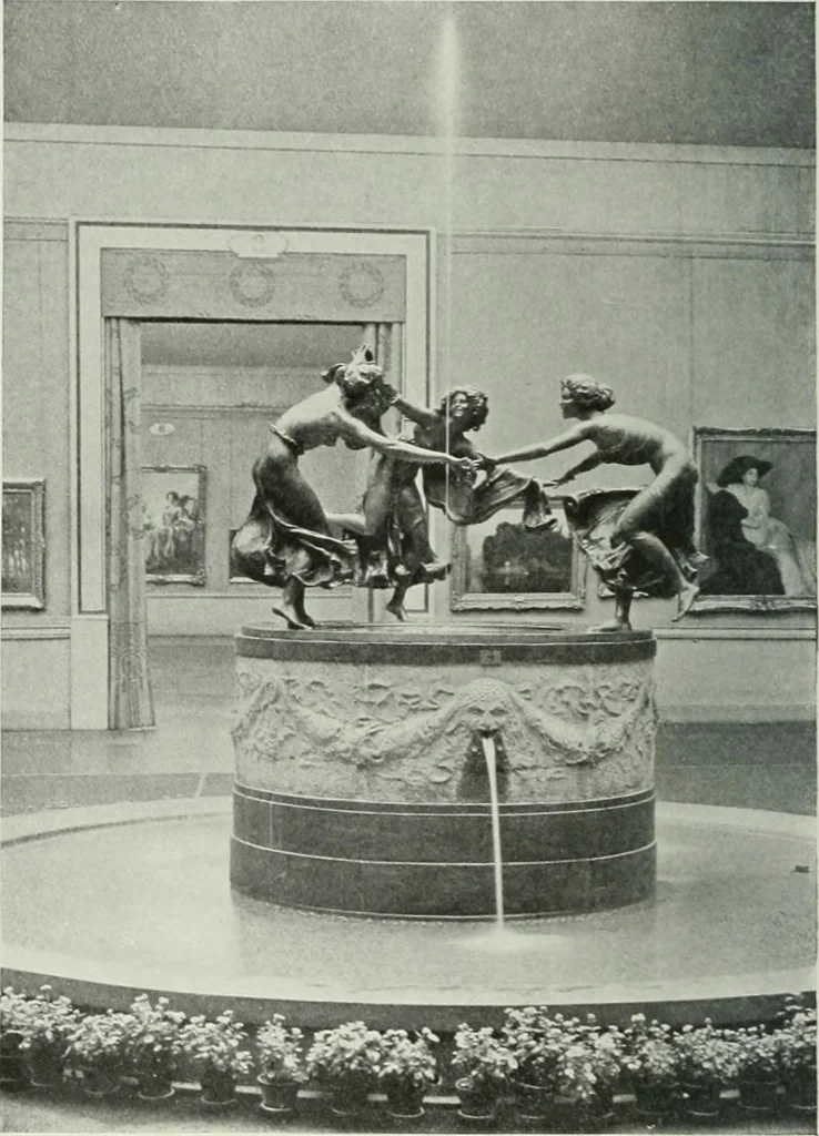An illustration from Studio international, 1893, leaf 255