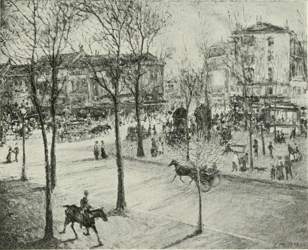 An illustration from Studio international, 1893, leaf 258