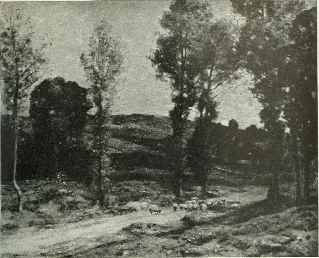 An illustration from Studio international, 1893, leaf 26