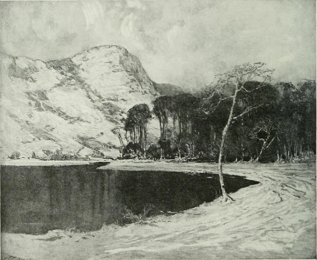 An illustration from Studio international, 1893, leaf 313