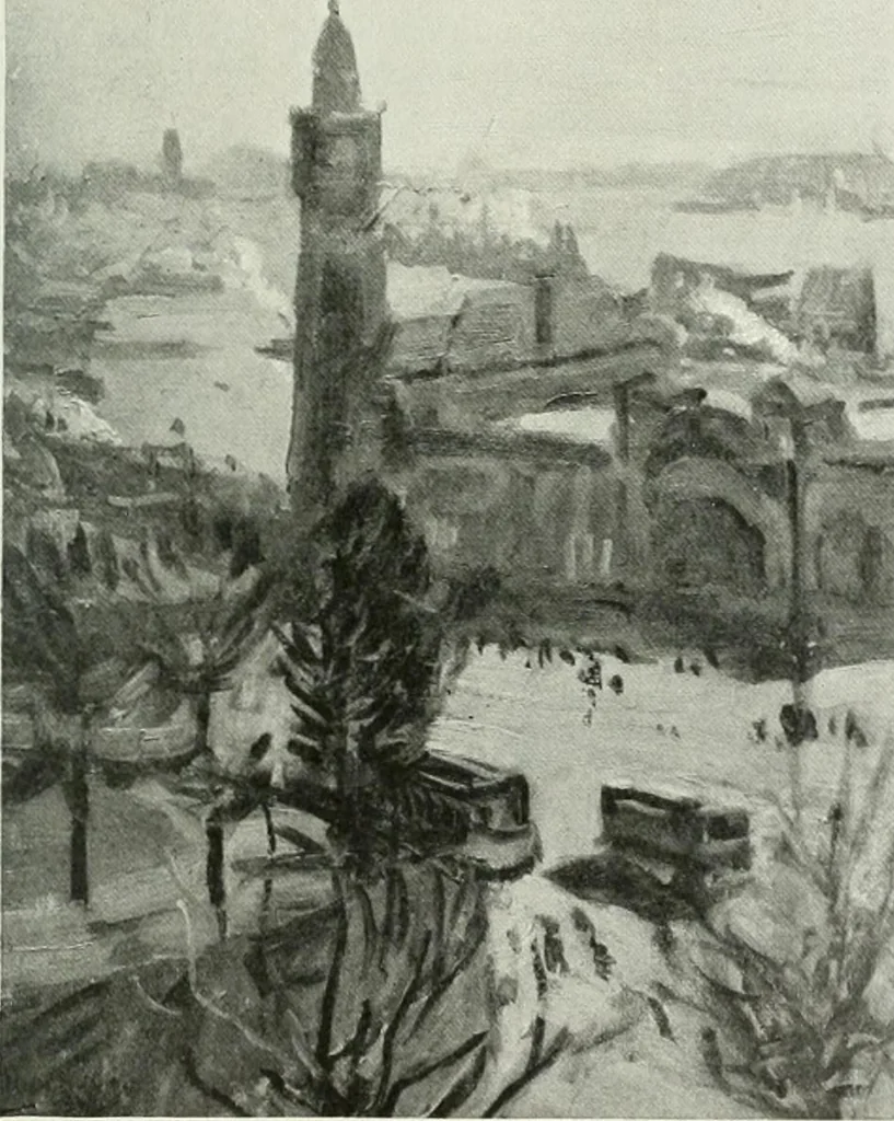 An illustration from Studio international, 1893, leaf 332