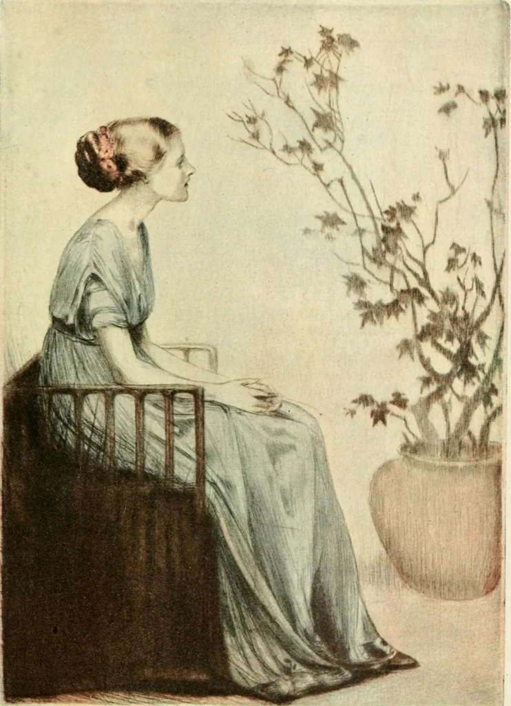 An illustration from Studio international, 1893, leaf 336