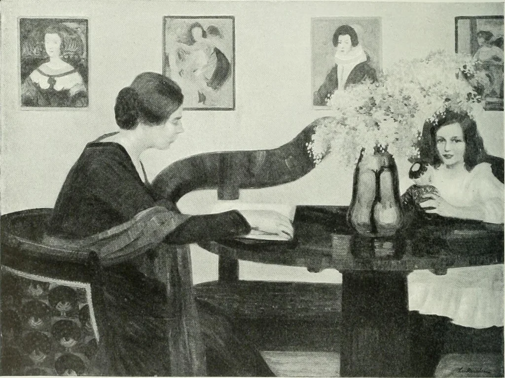 An illustration from Studio international, 1893, leaf 63
